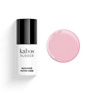 Kabos Rubber Building Cover Base kauczukowa baza budująca Shiny Light Pink 8ml - Lakiery do paznokci - miniaturka - grafika 1