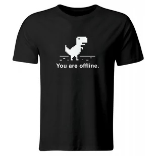GiTees, Koszulka męska, You Are Offline, Czarna, rozmiar M - Koszulki męskie - miniaturka - grafika 1
