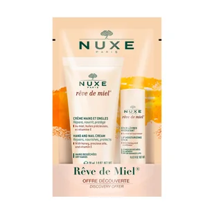 Nuxe Reve de Miel Zestaw (Krem do rąk 30ml + Pomadka do ust 4g) - Zestawy kosmetyków damskich - miniaturka - grafika 1