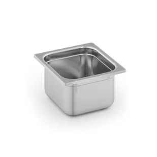 B2B Partner Pojemnik gastronomiczny ze stali nierdzewnej GN 2/3, 353x325x200 mm 434141 - Pojemniki i kosze gastronomiczne - miniaturka - grafika 1