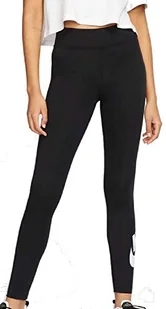Nike damskie spodnie sportowe W Nsw Legasee Lgng Hw Futura czarny Black/(White) S - Spodnie rowerowe - miniaturka - grafika 1