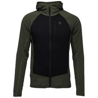 Bluzy sportowe męskie - Męska bluza Black Diamond M Coefficient Lt Hybrid Hoody Rozmiar: L / Kolor: zielony/czarny - miniaturka - grafika 1