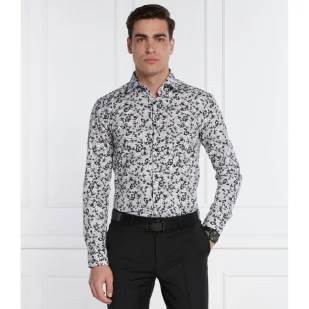 HUGO Koszula Kenno | Slim Fit - Koszule męskie - miniaturka - grafika 1