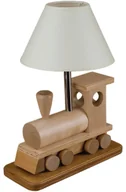 Lampy pozostałe - Drewniana lampka dziecięca lokomotywa - S189 Mornis - miniaturka - grafika 1