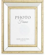 Ramki na zdjęcia - Ramka na zdjęcie zdjęcia złoto-srebrna glamour 24,5x19,5x2,5-16 168652 - miniaturka - grafika 1