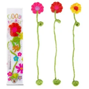 Trendhaus Zakładka do książki Kwiatek 1szt.mix - Zakładki do książek - miniaturka - grafika 1