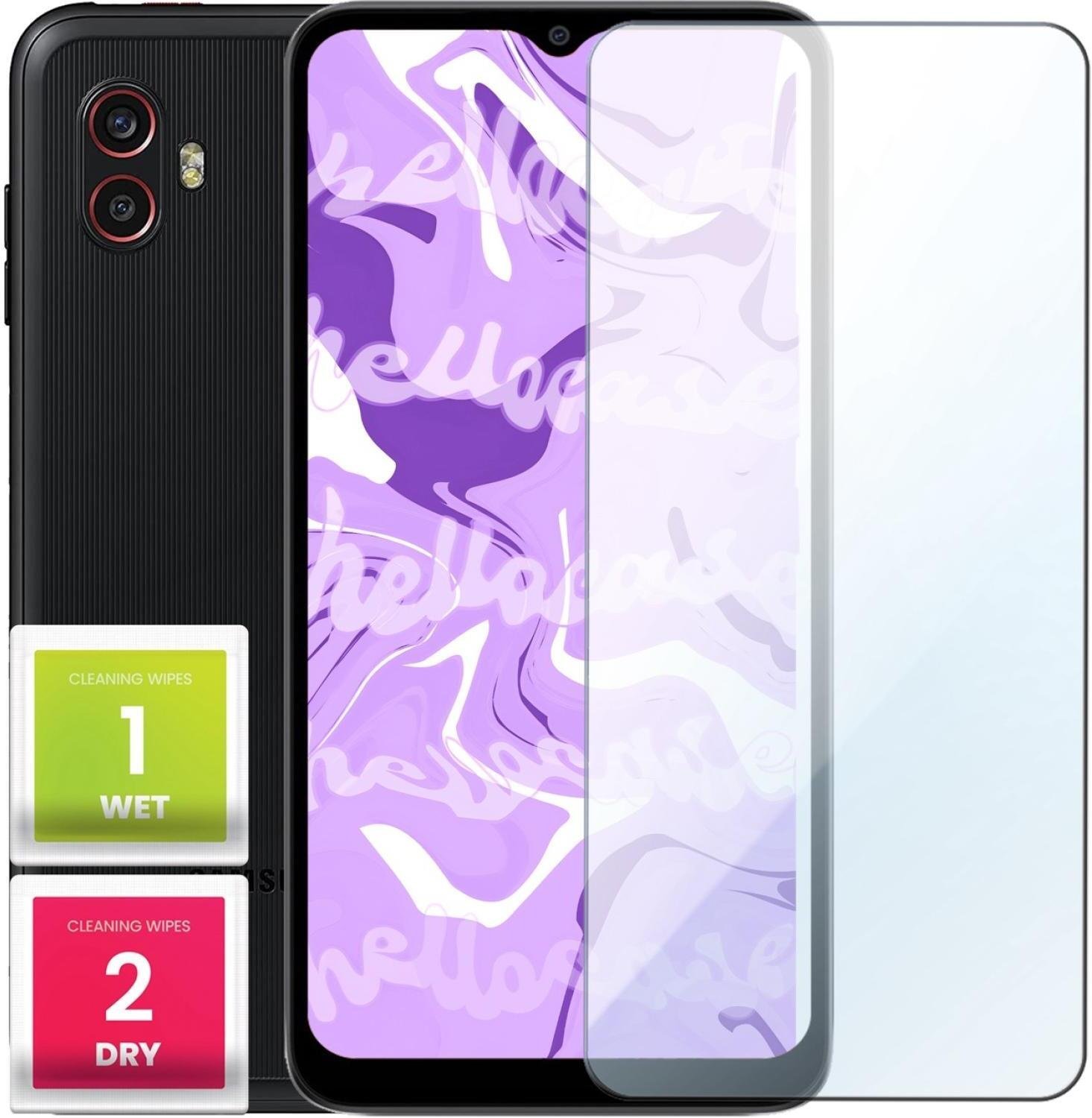 Hello Case Szkło Hartowane Do Samsung Galaxy Xcover 6 Pro Płaskie, 2.5D, Szybka, 9H