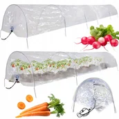 Szklarnie ogrodowe - 2 x TUNEL OGRODOWY Mini szklarnia ogrodowa uprawa ROŚLIN grządka 6 m - miniaturka - grafika 1