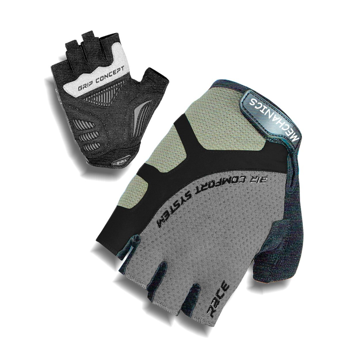 Rękawiczki rowerowe VELO Mechanics rozm.XS czarne