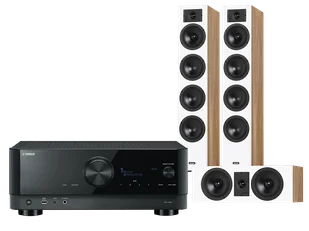 Kino domowe Yamaha RX-V6A (czarny) + Diva 6 + 7 (dąb) - Kino domowe - miniaturka - grafika 1