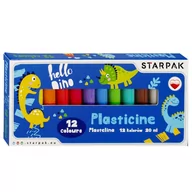 Masy plastyczne - Starpak Plastelina Dino 12 kolorów - miniaturka - grafika 1
