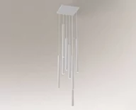 Lampy sufitowe - Shilo Yabu lampa wisząca 8-punktowa biała 7577 - miniaturka - grafika 1