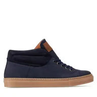 Sneakersy męskie - Sneakersy QUAZI QZ-52-05-000866 Granatowy - miniaturka - grafika 1
