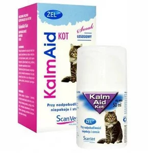 Scanvet Kalm Aid Kot Żel 50 ml 43249-uniw - Suplementy i witaminy dla psów - miniaturka - grafika 1