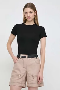 Pinko t-shirt damski kolor czarny - Koszulki sportowe damskie - miniaturka - grafika 1