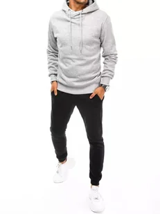 Dres męski szaro-czarny Dstreet AX0670-XL - Dresy męskie - miniaturka - grafika 1