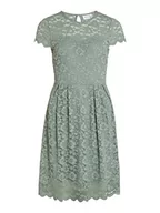 Sukienki - Vila VIKALILA NOOS sukienka z długim rękawem, Green Milieu, XL - miniaturka - grafika 1