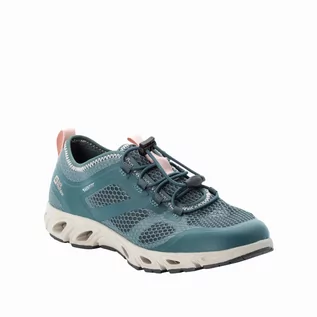 Buty trekkingowe damskie - Buty damskie na lato Jack Wolfskin BREEZER VENT LOW W bluish grey / rose - 37,5 - grafika 1