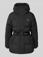 Płaszcze męskie - Płaszcz pikowany z kapturem - miniaturka - grafika 1