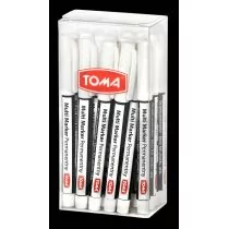 Multi Marker permanentny biały  TOMA - Przybory szkolne - miniaturka - grafika 1