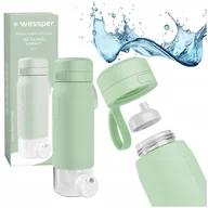 Butelki filtrujące - Butelka szklana Mint 0,7L + Wkład filtrujący Wessper licznik filtra butelki - miniaturka - grafika 1