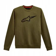 Bluzy męskie - BLUZA ALPINESTARS AGELESS CREW MILITARY GREEN/BLACK L - miniaturka - grafika 1