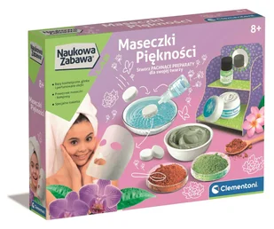 LABORATORIUM MASECZKI PIĘKNOŚCI NAUKA ZABAWA SALON MASECZKA DO TWARZY CLEMENTONI - Mały naukowiec - miniaturka - grafika 1