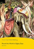 Książki do nauki języka angielskiego - Round the World in Eighty Days. Book with eBook and audio. Level 2 - miniaturka - grafika 1