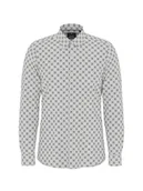 Koszule męskie - JOOP! Koszula 17 JSH-63Pierce 30047175 Écru Slim Fit - miniaturka - grafika 1