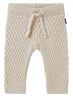 Spodenki dla niemowląt - Noppies Spodnie dresowe "Tawas" w kolorze beżowym - grafika 1