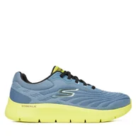 Sneakersy męskie - Sneakersy Skechers Go Walk Flex-Brendon 216687/SLT Niebieski - miniaturka - grafika 1