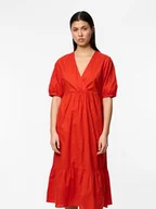 Sukienki - Pieces Sukienka w kolorze pomarańczowym - miniaturka - grafika 1