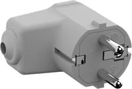 Gniazdka elektryczne - Bachmann Wtyczka montażowa kątowa BACHMANN szara, CEE 7/7 2-biegunowa z uziemieniem ochronnym - miniaturka - grafika 1