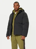 Kurtki męskie - Champion Kurtka zimowa 220347 Czarny Regular Fit - miniaturka - grafika 1