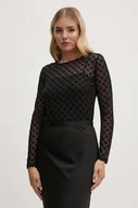 Bluzki damskie - Joop! longsleeve kolor czarny 30045231 - miniaturka - grafika 1