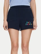 Spodenki damskie - Helly Hansen Szorty sportowe W Core Sweat Shorts 54081 Granatowy Regular Fit - miniaturka - grafika 1