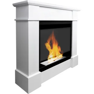 Biokominek portalowy Pula biały z szybą - Biokominki - miniaturka - grafika 1