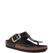 Klapki i japonki damskie - Birkenstock Skórzane japonki Gizeh BB LENA | narrow fit - miniaturka - grafika 1