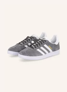 Buty dla dziewczynek - Adidas Originals Gazelle Tenisówki Szary 42 - grafika 1