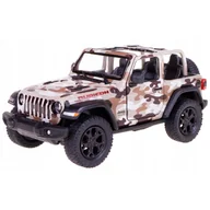 Samochody i pojazdy dla dzieci - Jeep Wrangler Camo Open Top 1:34 Zabawka Dla Dzieci - miniaturka - grafika 1