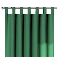 Zasłony - Dekoria Zasłona na szelkach 1 szt. butelkowa zieleń 1szt 130 × 260 cm Loneta 310-133-18 - miniaturka - grafika 1