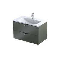 Szafki łazienkowe - Szafka łazienkowa pod umywalkę Oristo Siena Uni 80 cm zielony mat OR45-SD2S-80-17 - miniaturka - grafika 1