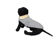 Płaszcze damskie - MI&DOG Szary sztruksowy płaszcz Aviator - miniaturka - grafika 1