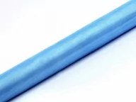 Pasmanteria - Organza gładka błękitna - 16 cm x 9 metrów - miniaturka - grafika 1