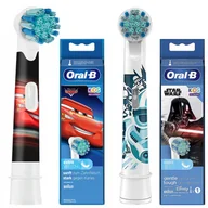 Końcówki do szczoteczek elektrycznych - 2x Końcówka Oral-B Kids Disney Star Wars Auta - miniaturka - grafika 1