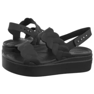Sandały Brooklyn Woven Upper Lw Black/Black 209977-060 (CR383-b) Crocs - Sandały damskie - miniaturka - grafika 1