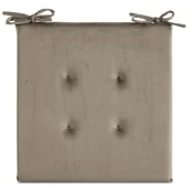 Poduszki dekoracyjne - Poduszka na siedzisko Gaja 40 x 40 cm ciemnobeżowy - miniaturka - grafika 1