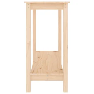 Lumarko Stolik konsolowy, 110x40x80 cm, lite drewno sosnowe - Konsole i sekretarzyki - miniaturka - grafika 5