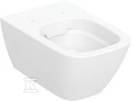 Inne akcesoria elektryczne - Miska wisząca WC Smyle Square lejowa, B35 cm, H33 cm, T54 cm, ukryte mocowania, Rimfree - miniaturka - grafika 1