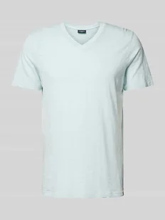 T-shirt z dekoltem w serek - Koszulki męskie - miniaturka - grafika 1